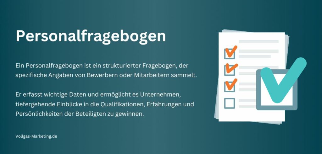 Personalfragebogen